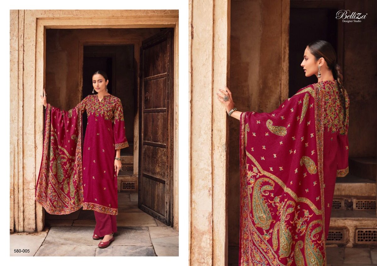 Belliza Designer Kashmiriyat 580-001 to 580-010 Series 5