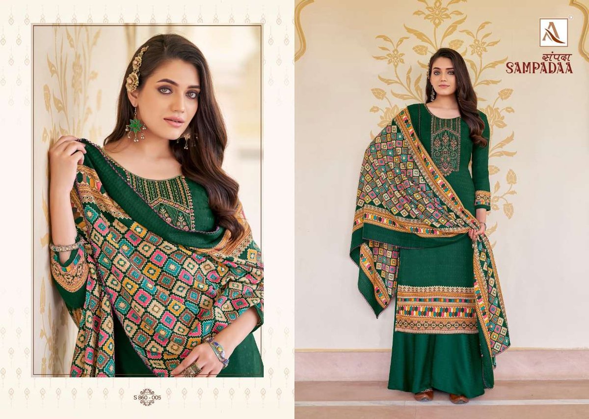 Alok Suits Sampadaa 860-001 To 860-010 Series 5