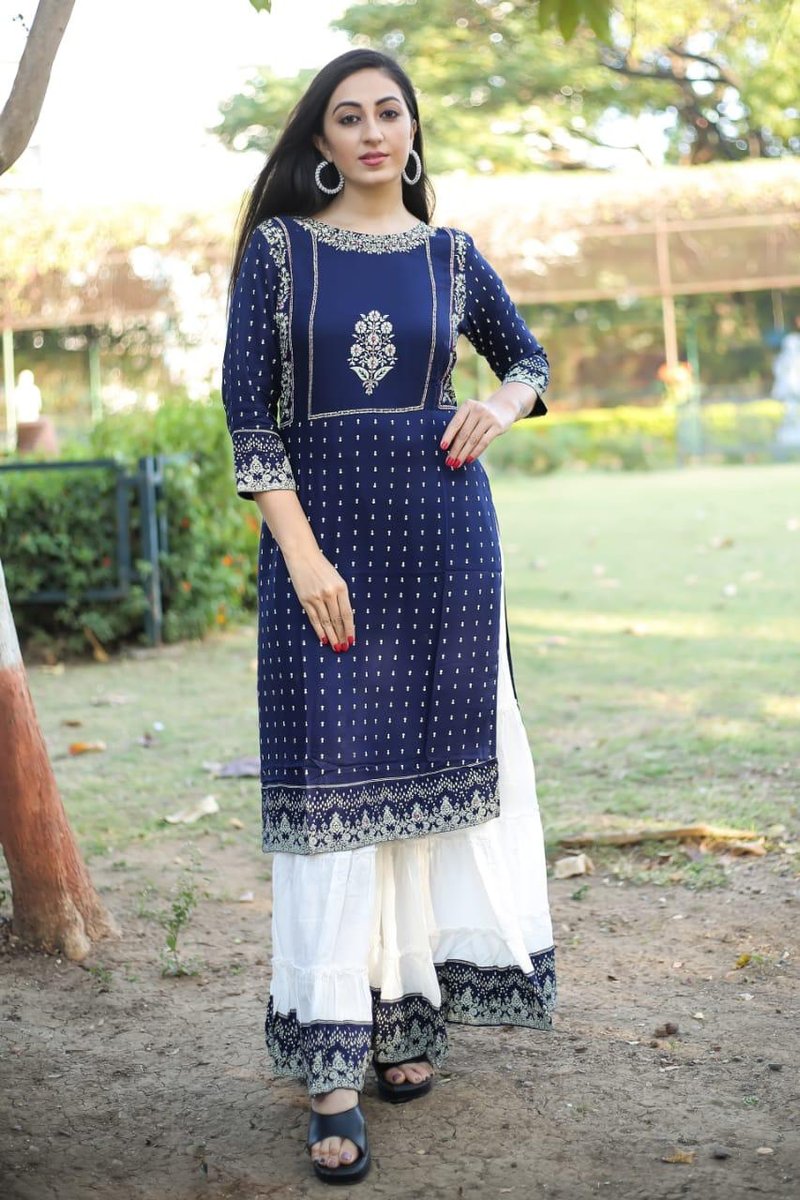 Apsara Kurti With Sarara Colors 1