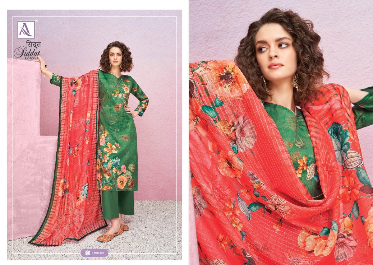 Alok Suit Siddat Edition Vol-4 989-001 to 989-008 Series 2