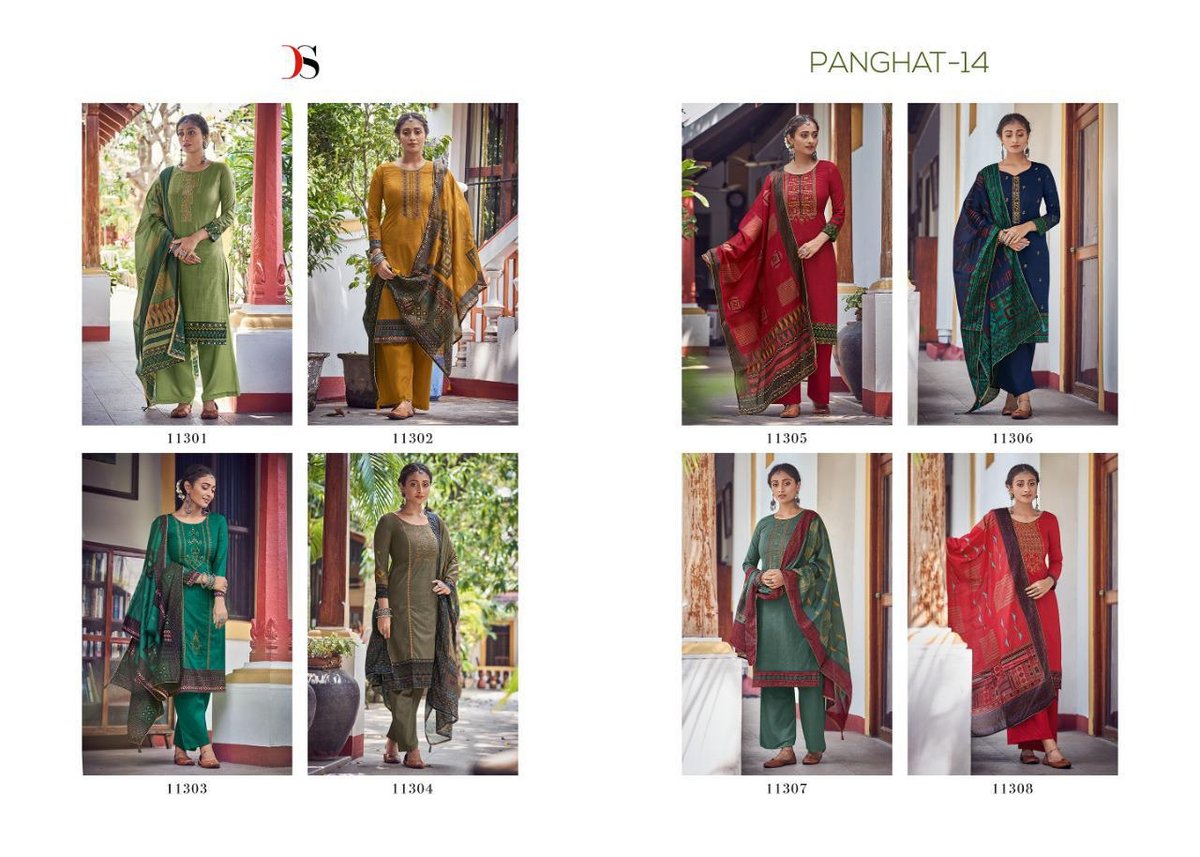 Deepsy Suits Panghat Vol-14 11301-11308 Series 9