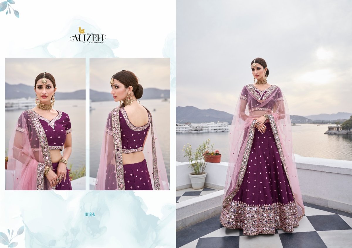 Alizeh Lehenga Mirror Maze 1012-1013 Color Edition 4