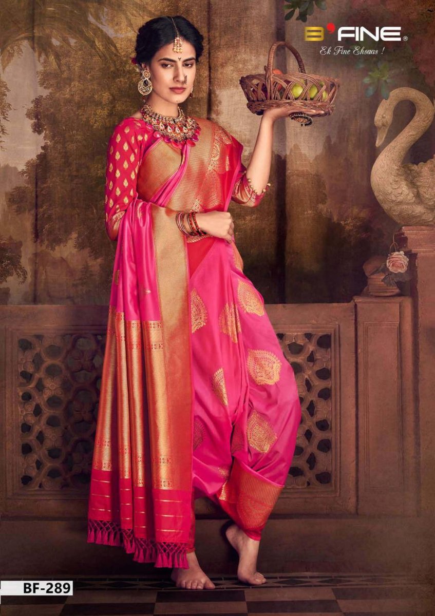 B Fine Saree Kalakari BF-281 to BF-300 Series 5