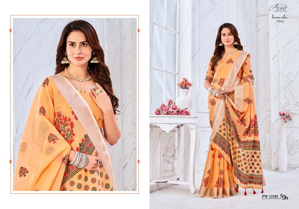 Aura Saree Odessy Vol-3 13301-13306 Series 2