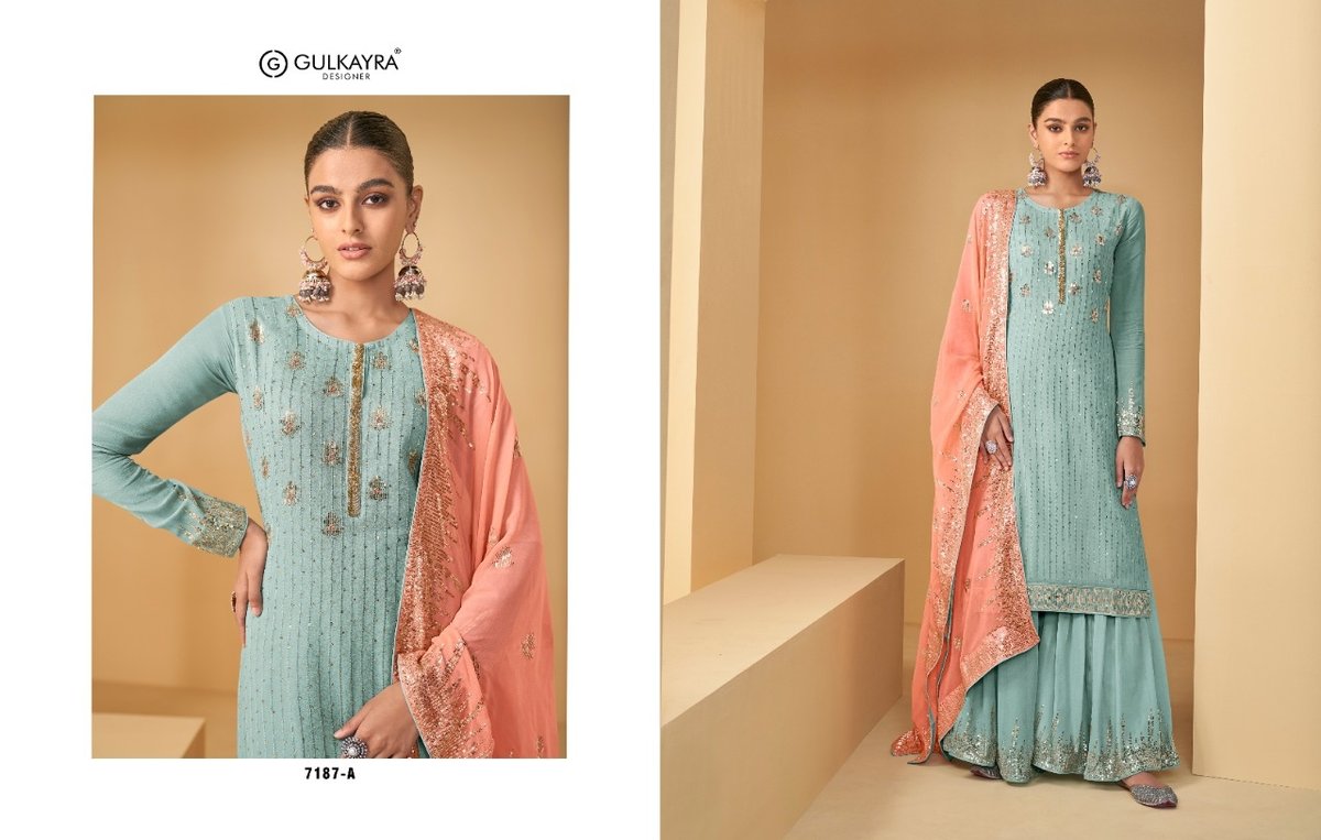 Gulkayra Designer Jhilmil 7187 Colors 1