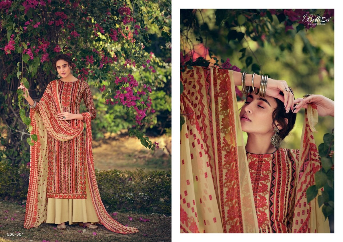 Belliza Designer Studio Zohra 506-001 to 506-010  Series 1