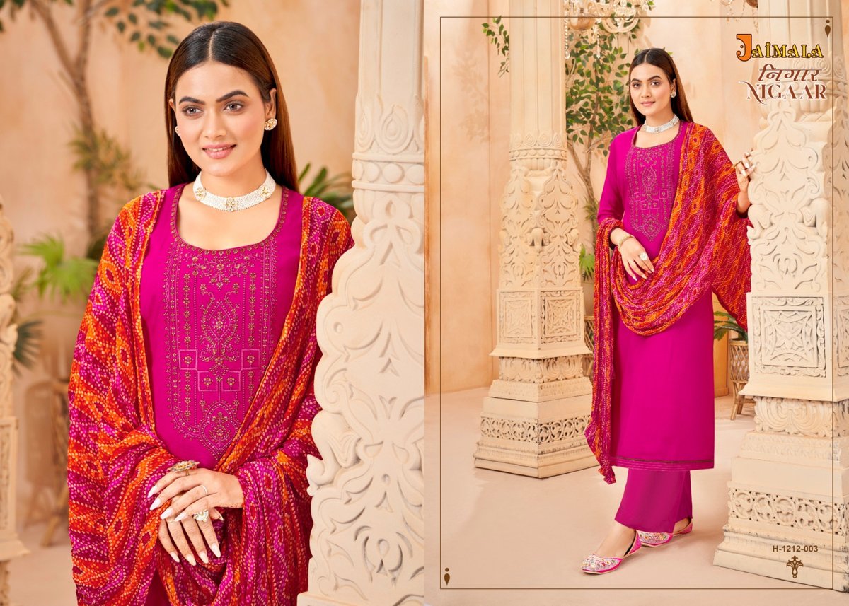 Alok Suit Jaimala Nigaar 1212-001 to 1212-008 Series 3