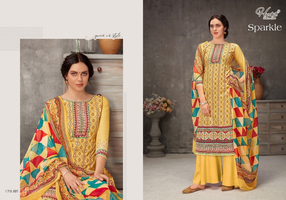 Harshit Fashion Sparkle 1715-001 to 1715-010 Series 7