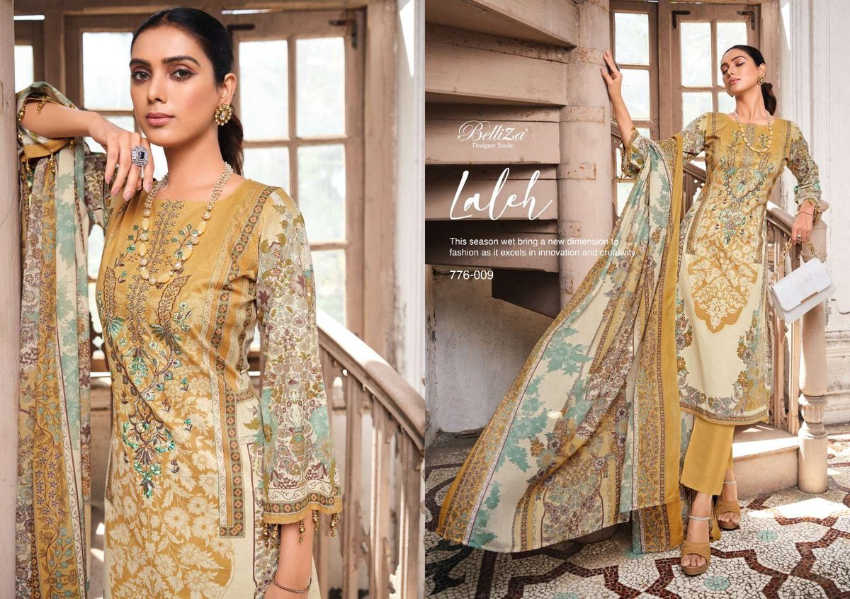 Belliza Designer Naira Vol-4 776-001 to 776-010 Series 9