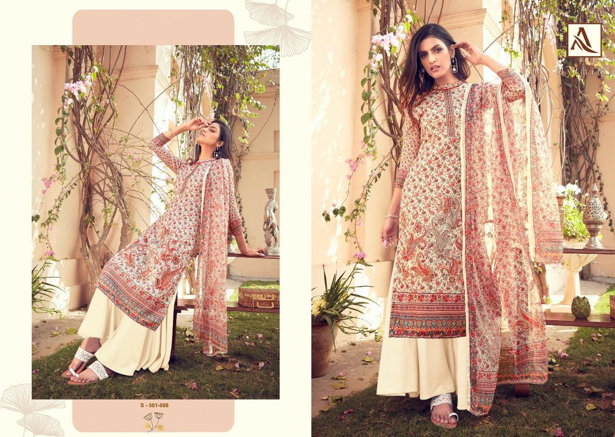 Alok Suits Mythilli 561-001 to 561-010 Series 8