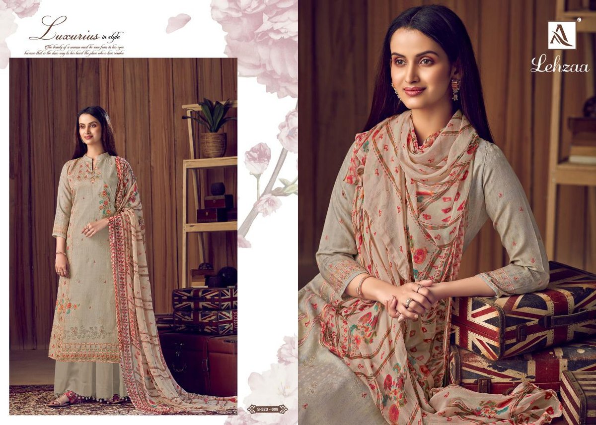Alok Suits Lehzaa 523-001-523-008 Series 8