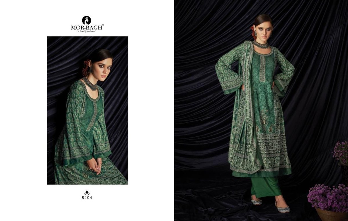 Aashirwad Creation Mor Bagh Senorita 8404-8411 Series 1