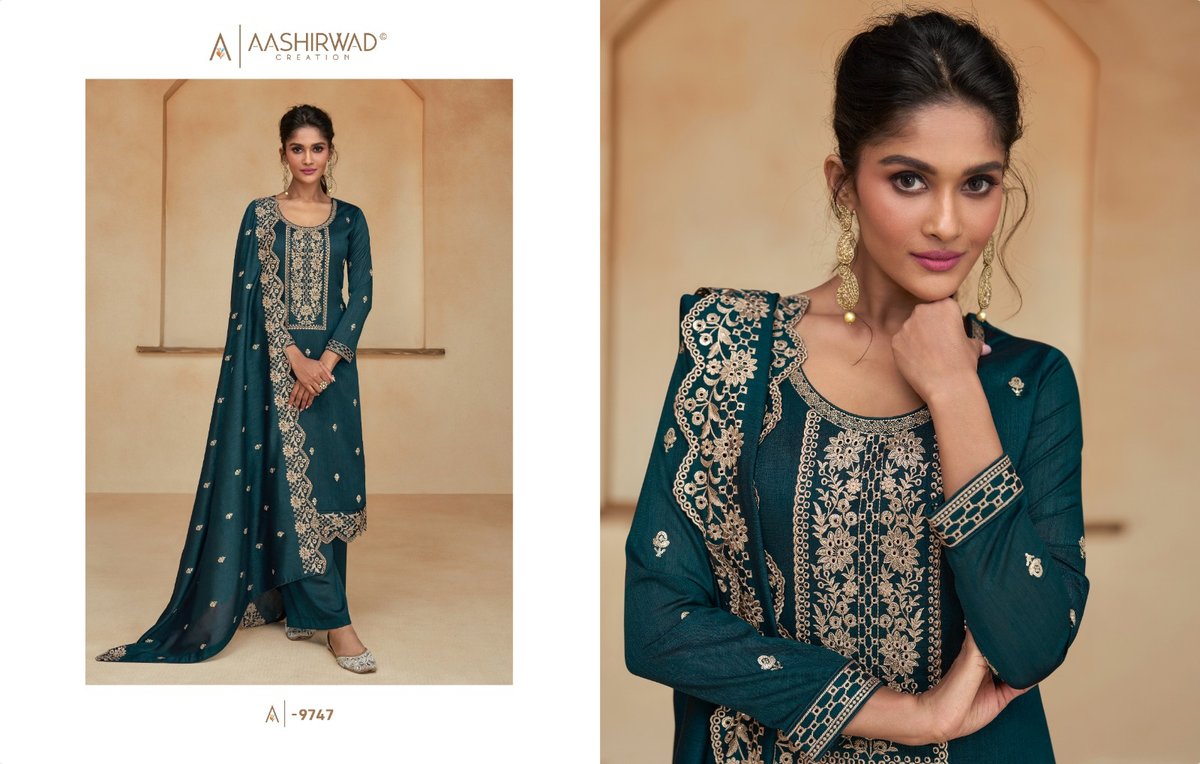 Aashirwad Creation Mor Bagh Ziana 9744-9748 Series 4
