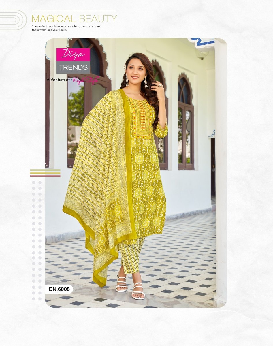 Diya Trends Odhani Vol-6 6001-6010 Series 8