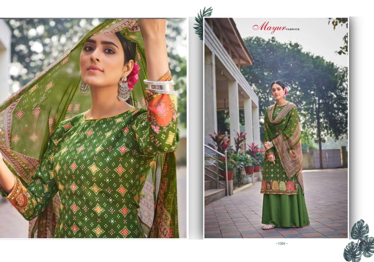 Hansa Prints Bandhani 1301-1306 Series 4