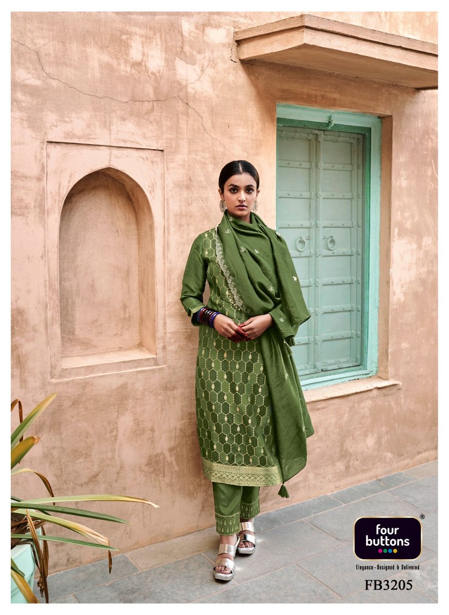 Four Buttons Banaras Vol-3 3201-3206 Series 5