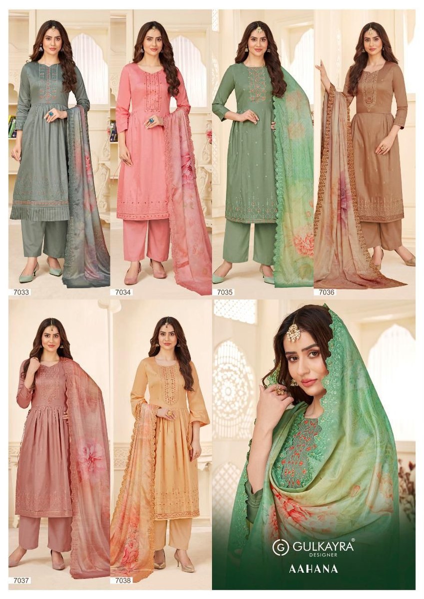 Gulkayra Designer Aahana 7033-7038 Series 7