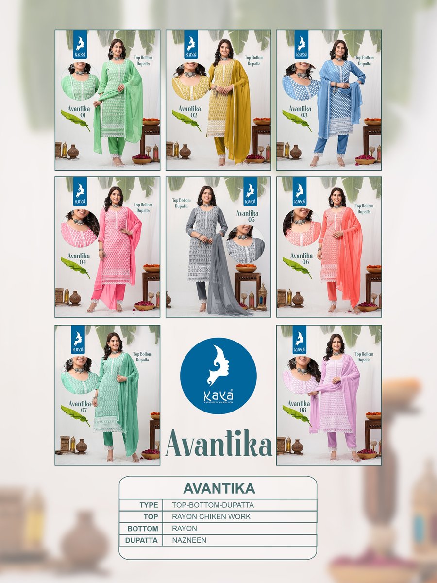 KAYA KURTI AVANTIKA 01 TO 08 9