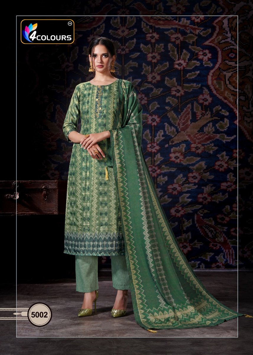4 Colours Rajwadi 5001-5005 Series 2