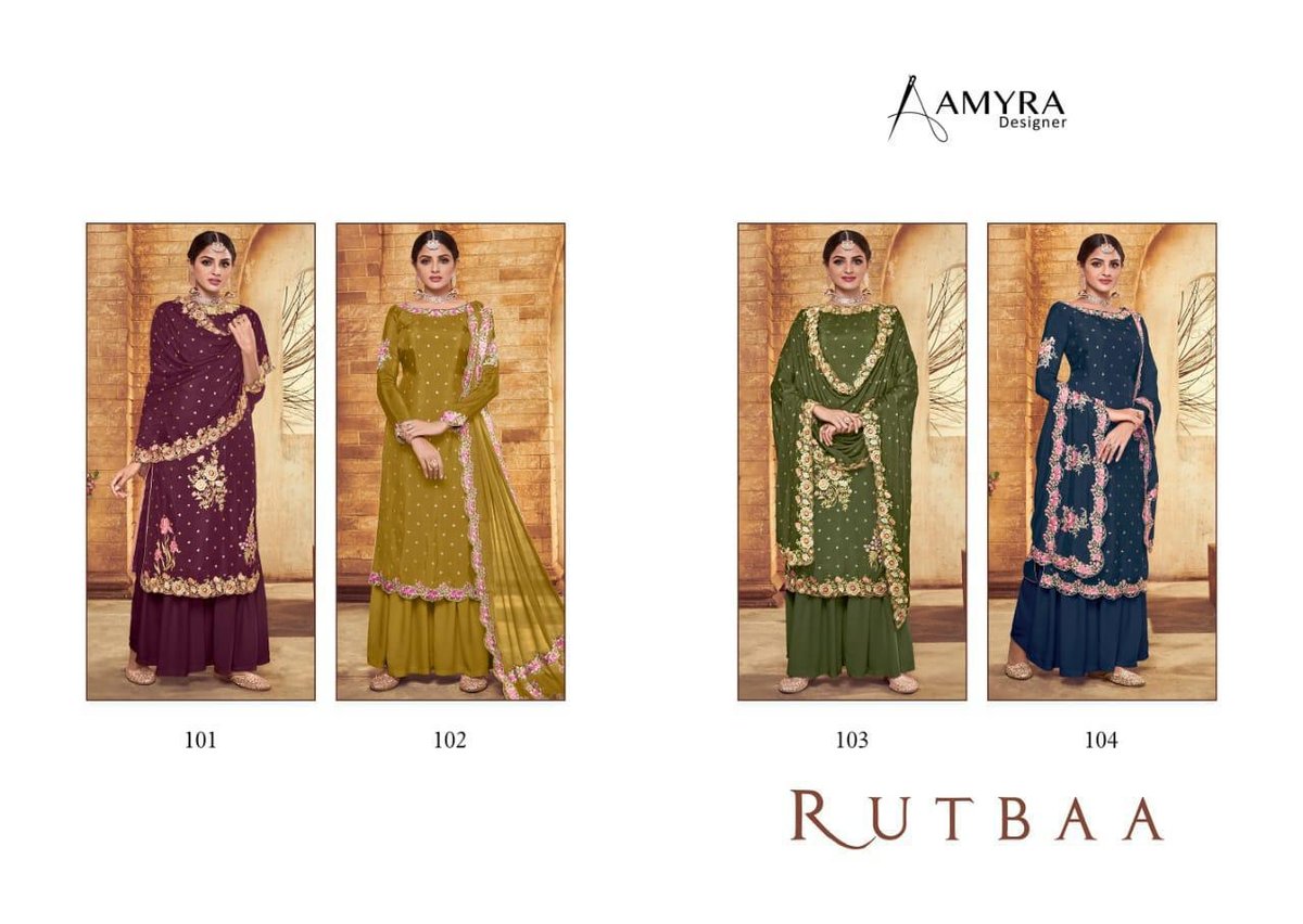 Amyra Designer Rutbaa 101-104 Series 5