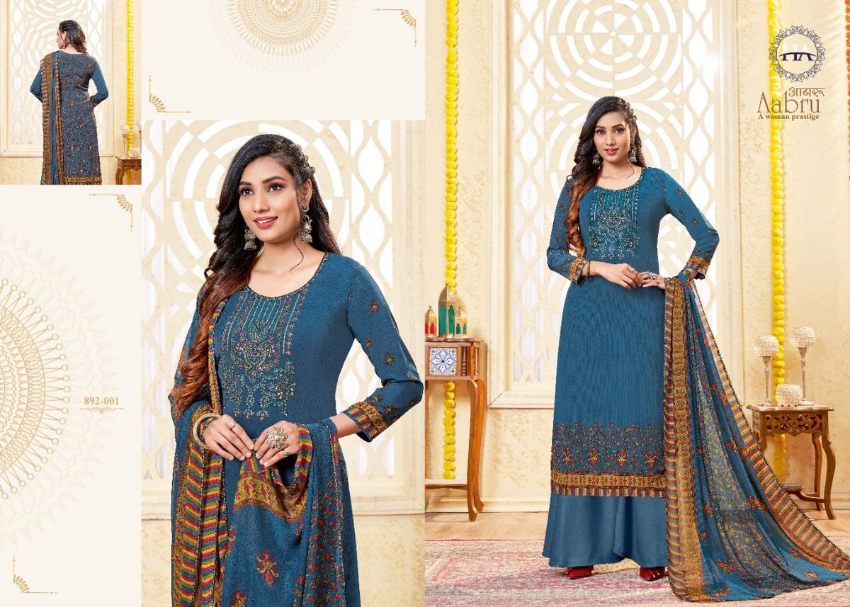 Harshit Fashion Aabru 892-001 to 892-010 Series 1