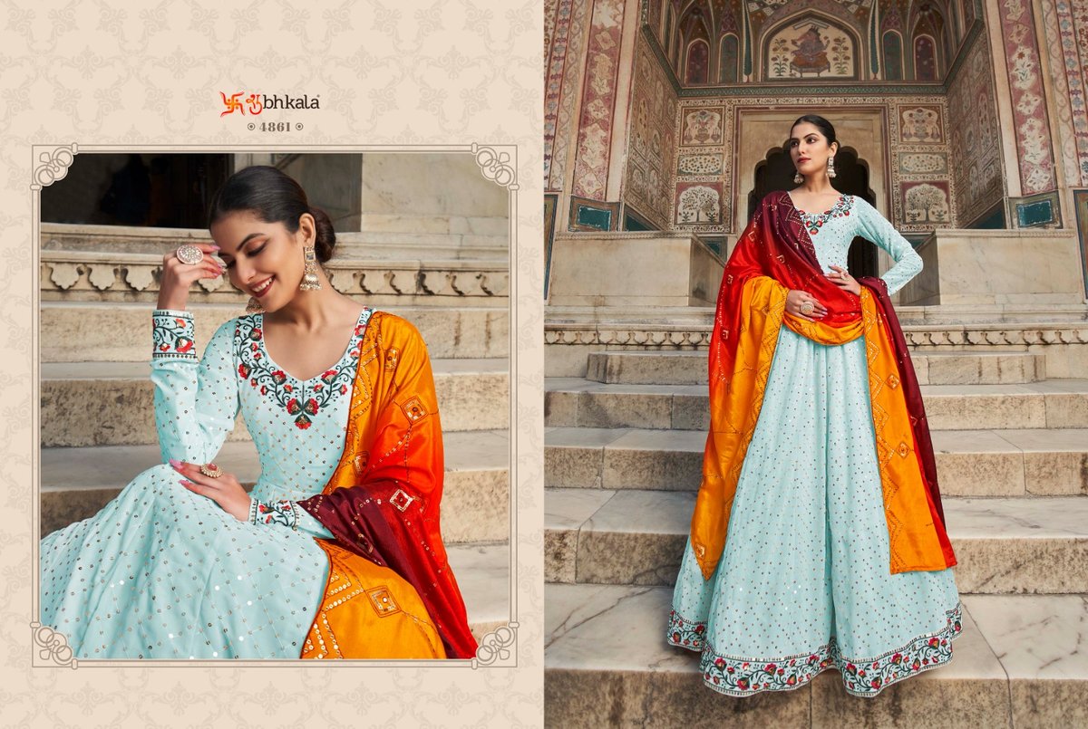 Shubhkala Flory Vol-30 4861-4864 Series 1