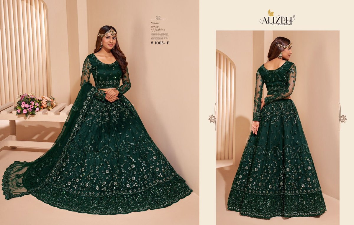Alizeh Bridal Heritage Colour Splash 1001-1008 series 9