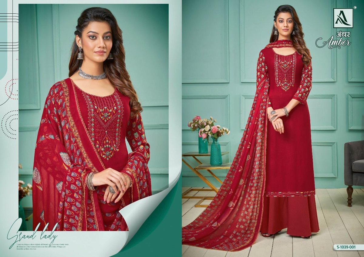 Alok Suits Amber 1039-001 to 1039-008 Series 1