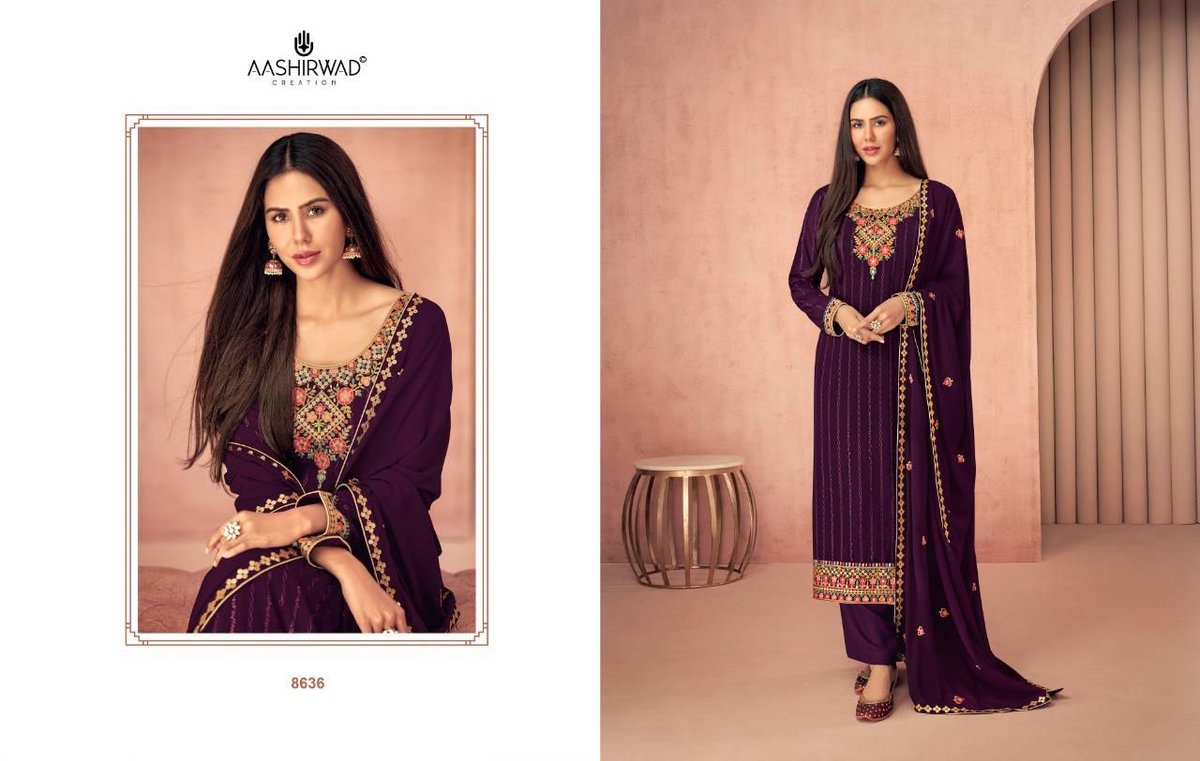 Aashirwad Creation Aakriti 8636-8641 Series 1