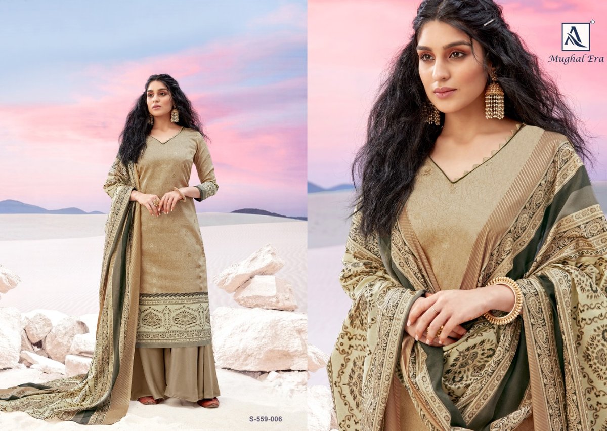 Alok Suits Mughal Era 559-001 to 599-010 Series 6