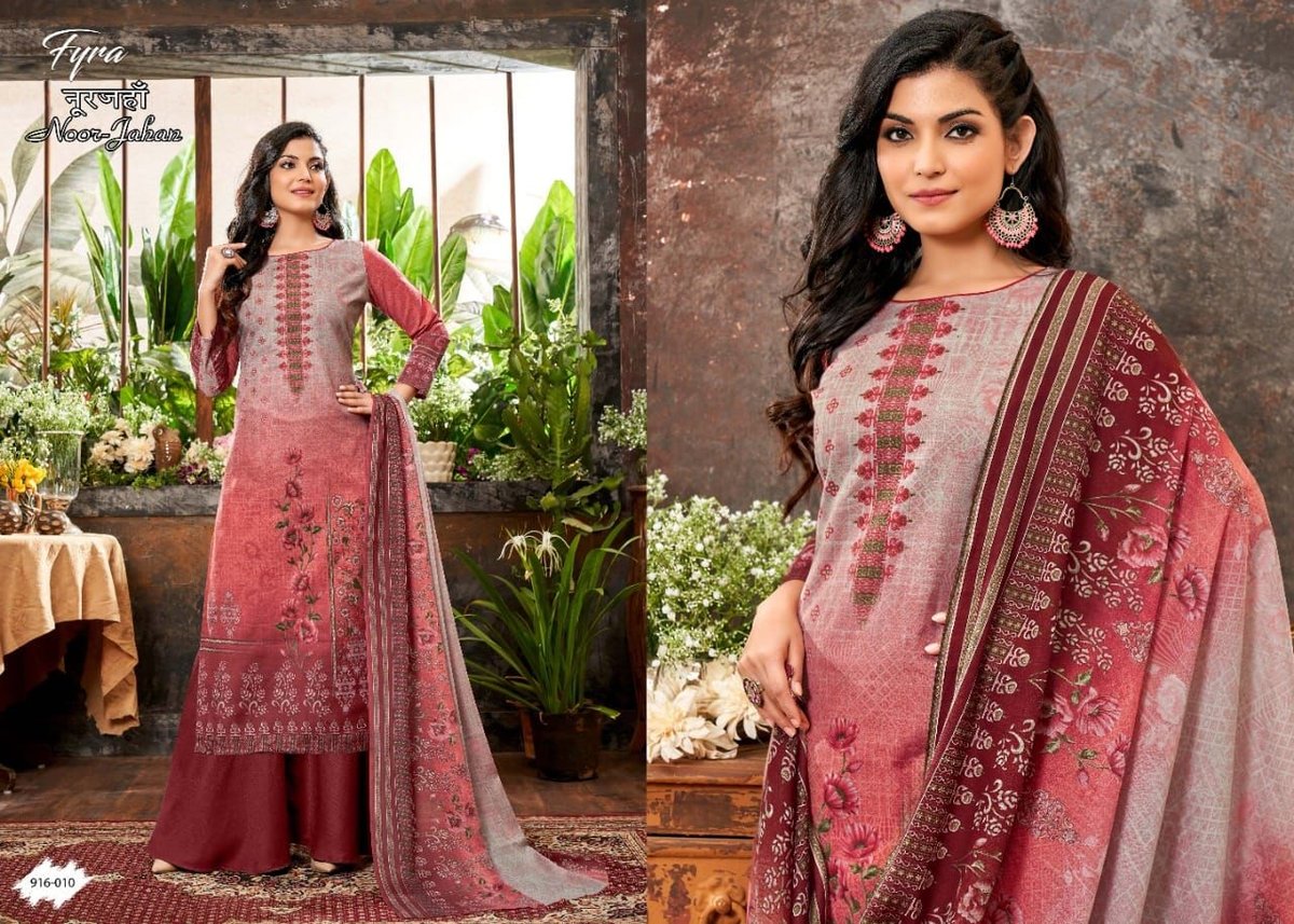 Alok Suits Fyra Noor Jahan 916-001 to 916-010 Series 10