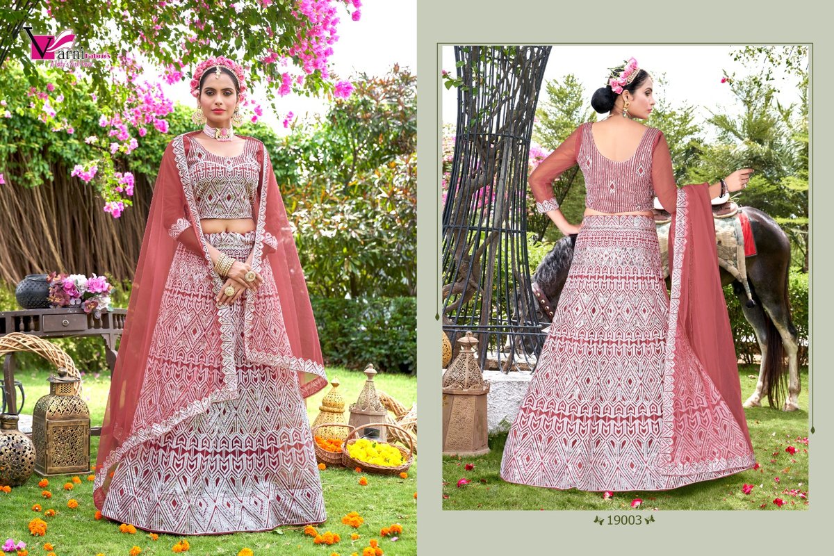Varni Fabric Zeeya Sakshi 19001-19004 Series 3