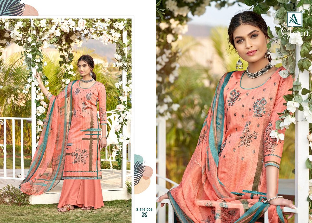 Alok Suits Gloria 546-001 to 546-008 Series 3