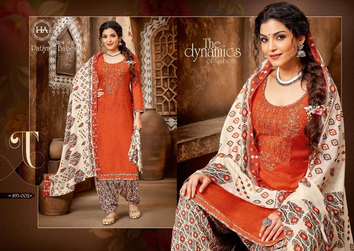 Harshit Fashion Patiyala Babes 895-001 to 895-010 Series 2
