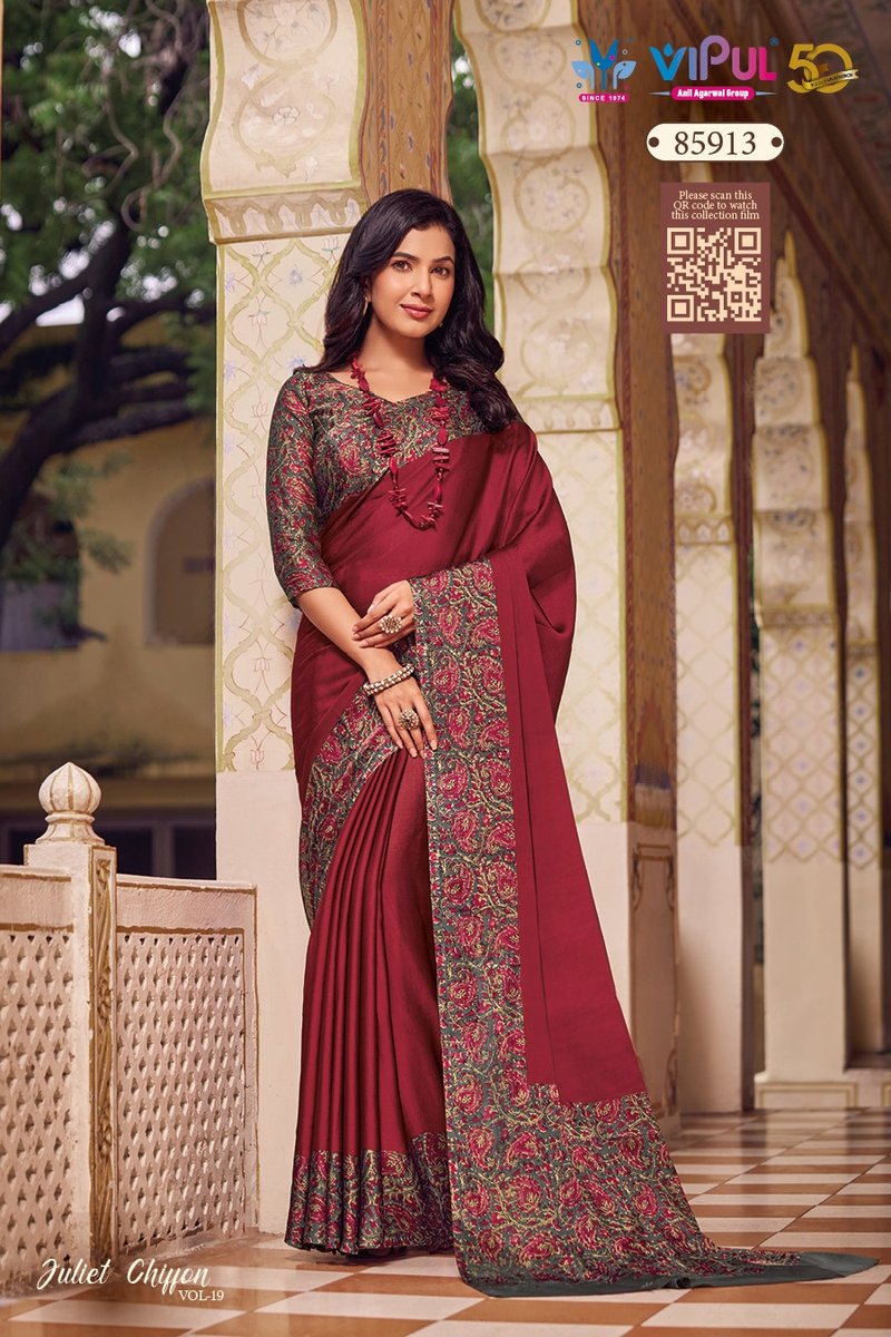 VIPUL JULIET CHIFFON VOL-19 85905 TO 85916 9