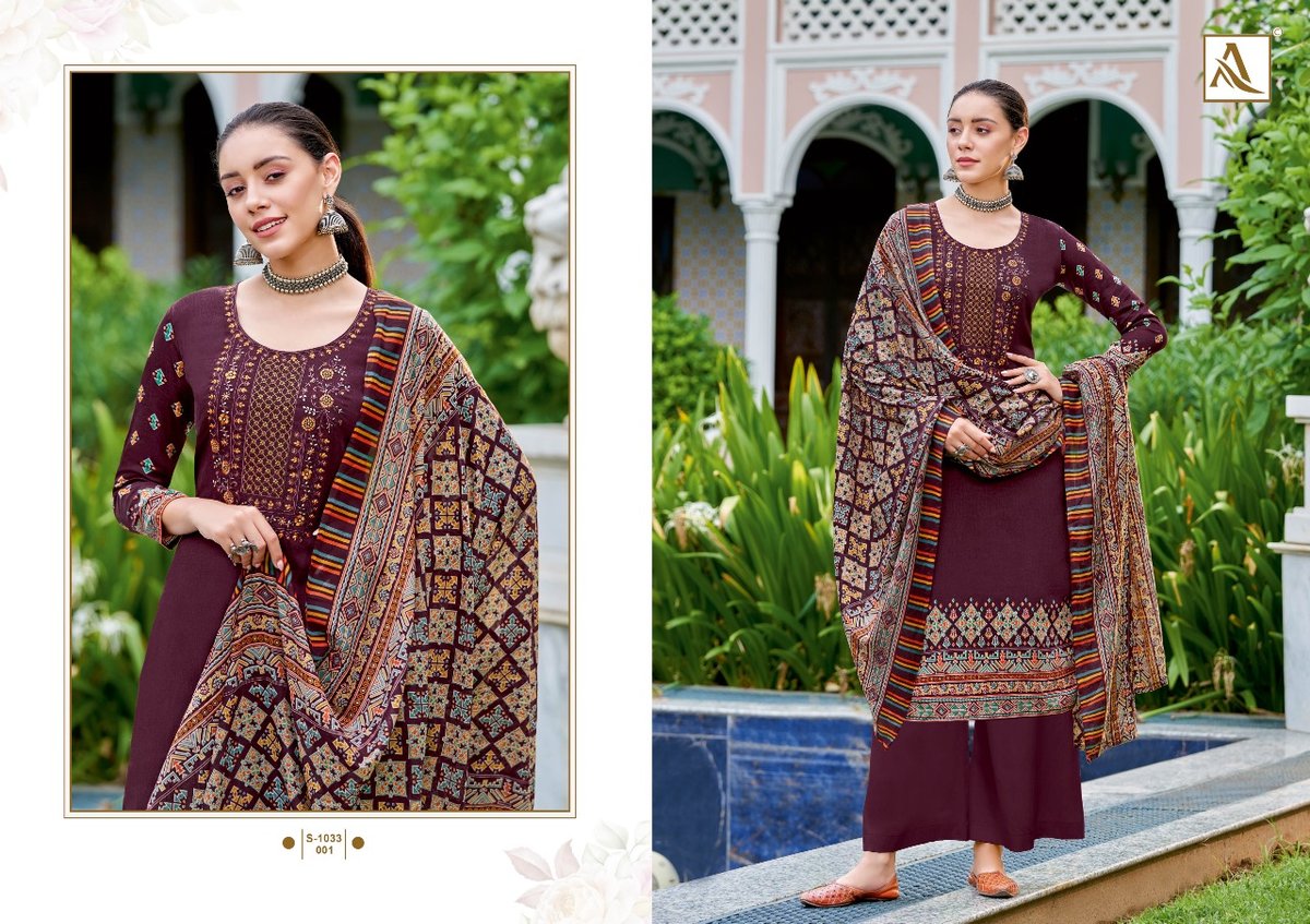 Alok Suit Anaisha 1033-001 to 1033-008 Series 1