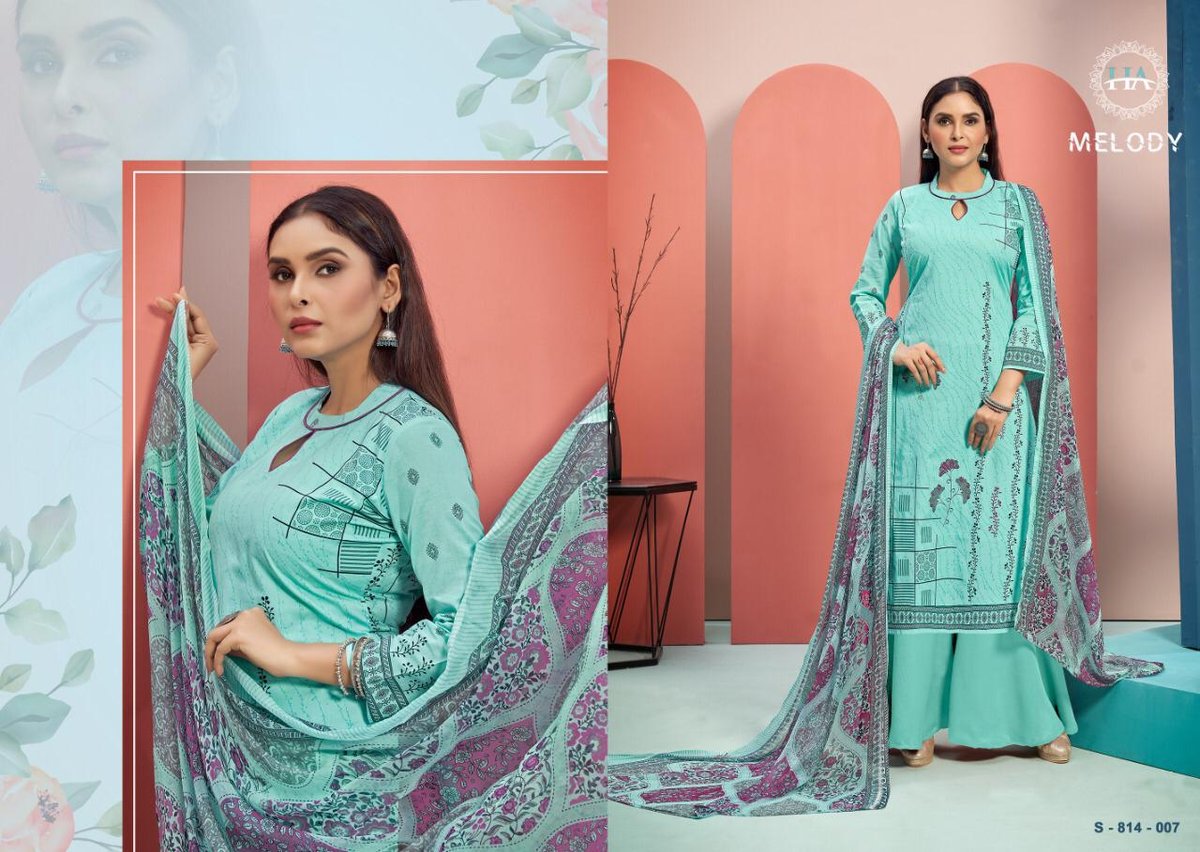Harshit Fashion Hub Melody 814-001 to 814-010 Series 7