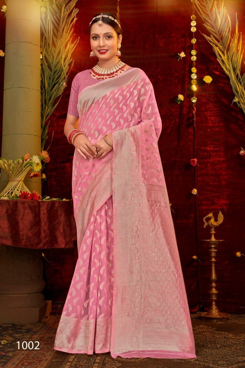 SAROJ SAREE PACIFIC COTTON VOL-5 1001 TO 1006 2