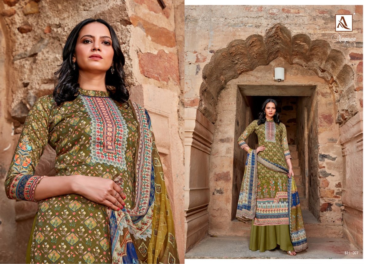 Alok Suits Nagmaa  571-001 to 571-010 Series 7