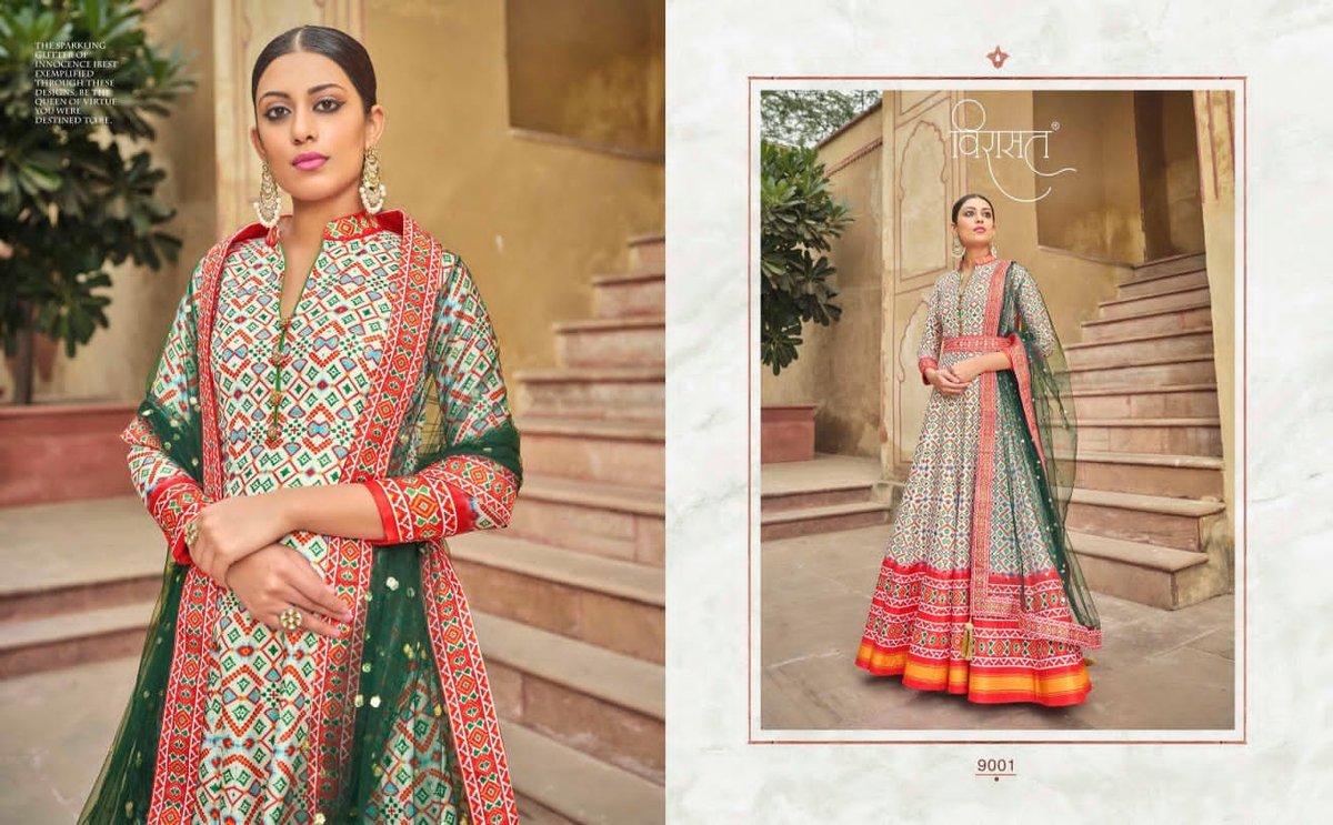 Virasat Gowns Patola 9001-9006 Series 1