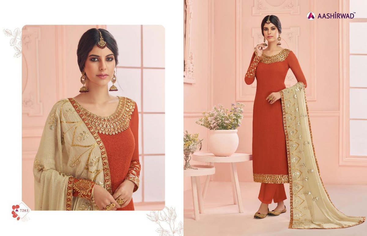 Aashirwad Creation Gulkand Mehar 7203-7208 Series 1