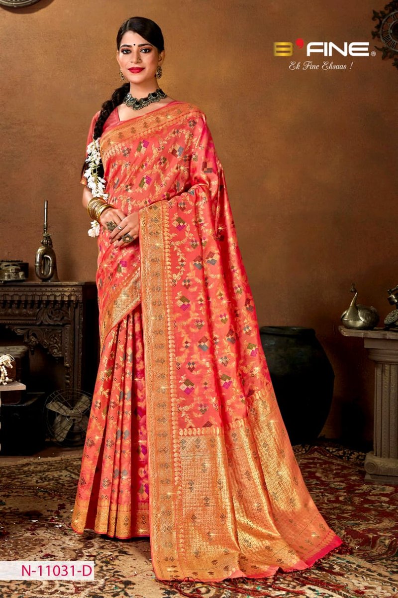 B Fine Saree Varlaxmi 11031 Colors 4