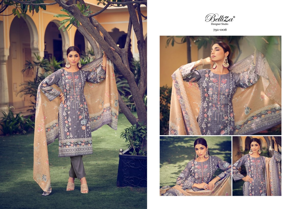 Belliza Designer Naira Vol-7 791-001 to 791-010 Series 8