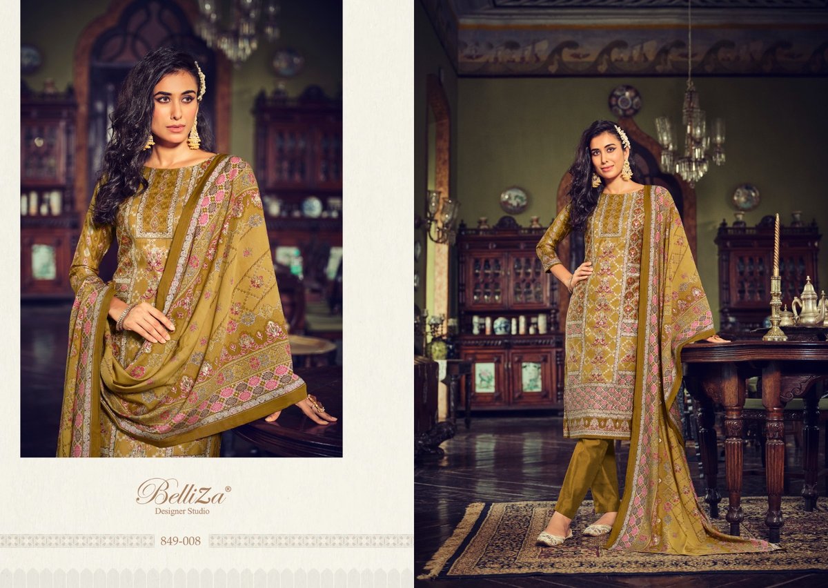 Belliza Designer Sajda 849-001 to 849-008 Series 8