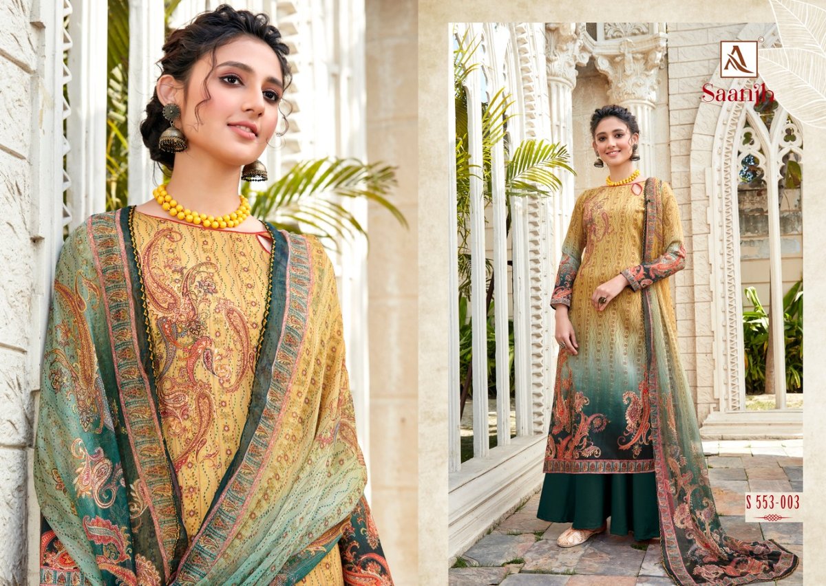 Alok Suits Saanjh 553-001 to 553-010 Series 3