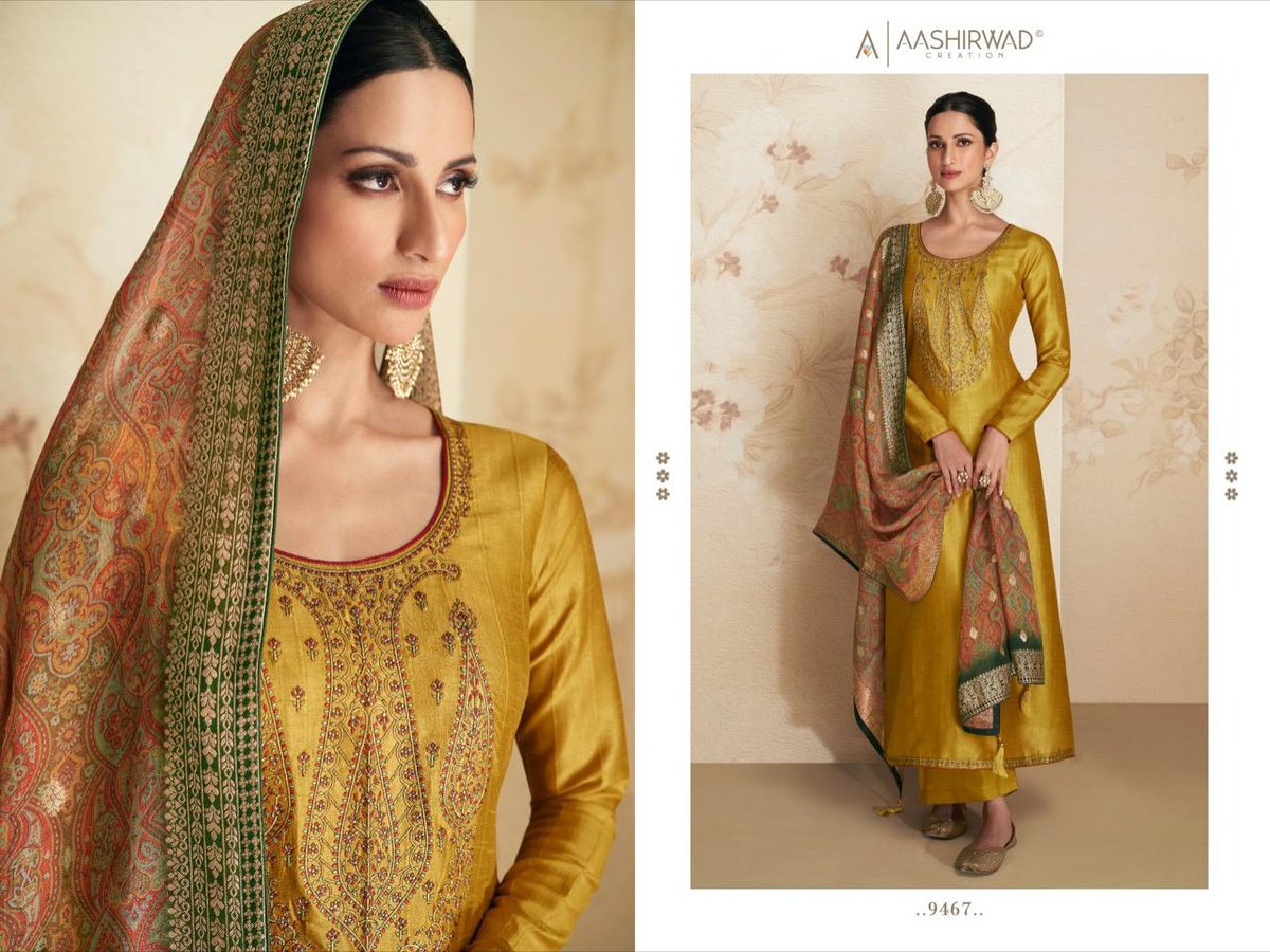 Aashirwad Creation Geet 9465-9470 Series 3