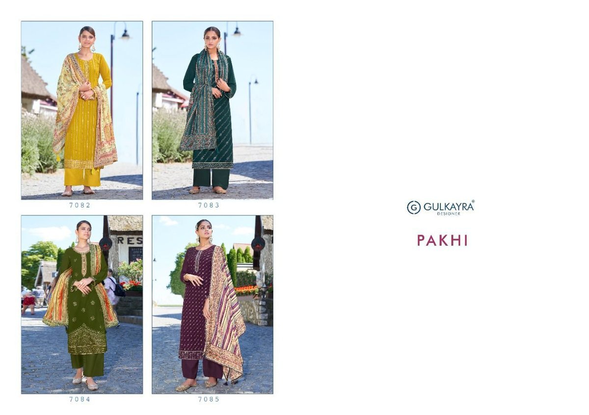 Gulkayra Designer Pankhi 7082-7085 Series 5