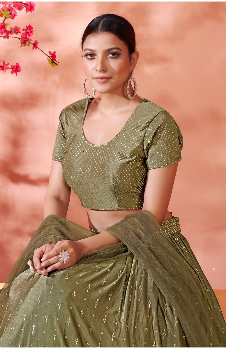 Aamoha Trendz Ready Made Designer Crop Top C-1916 Colors 2