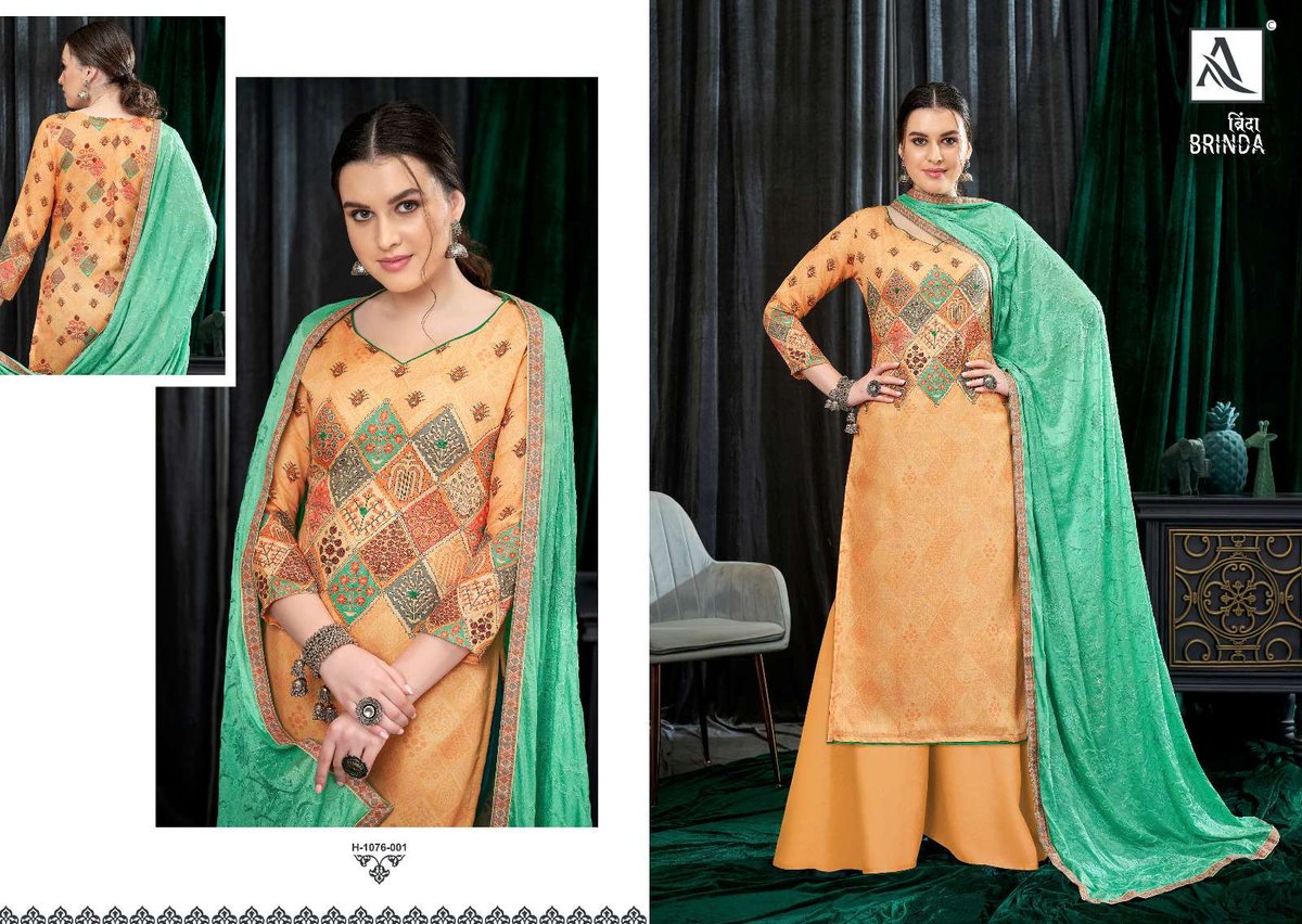 Alok Suit Brinda 1076-001 to 1076-006 Series 1