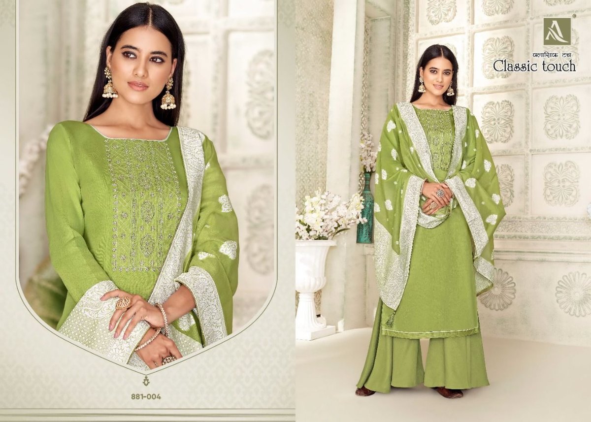 Alok Suit Classic Touch 881-001 to 881-008 Series 4